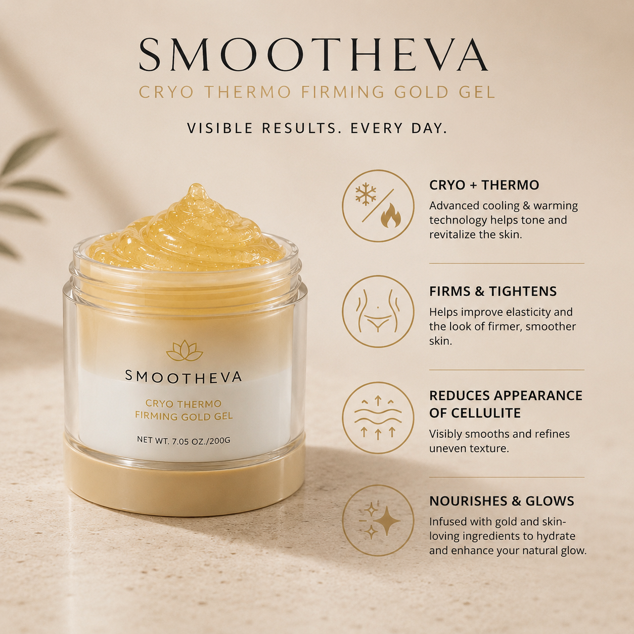 Smootheva™ Cryo Thermo Firming Gold Gel